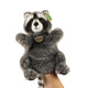 Marionetta in peluche procione 28 cm eco-friendly
