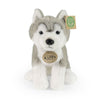 Peluche husky 23 cm eco-friendly morbido