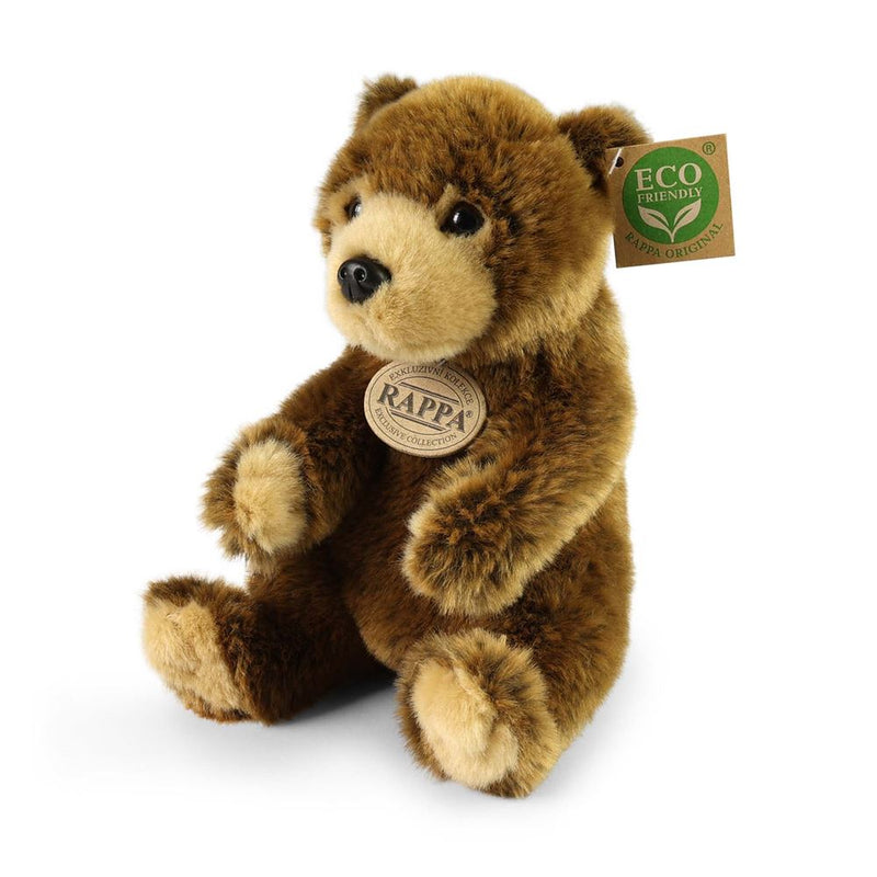 Pluche bruine beer 19 cm eco-friendly