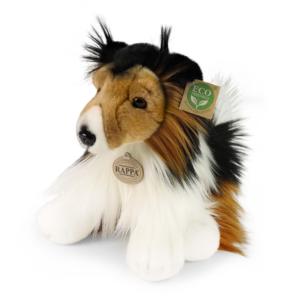 Peluche Rough Collie 28 cm ecologico