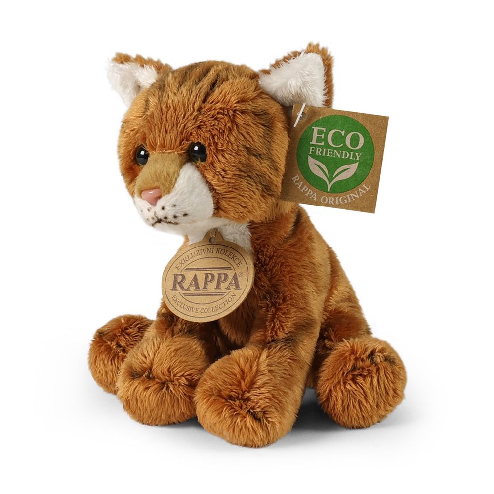 Peluche gatto arrugginito 14 cm ecologico