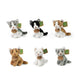 Peluches gatos surtidos 14 cm ecológicos