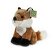 Rappa eco peluche mini zorro 19 cm - peluche realista hecho de botellas de PET recicladas - marrón, blanco, negro
