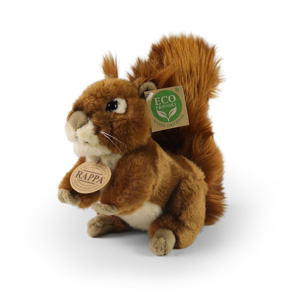 Ardilla de peluche 17 cm ecológica