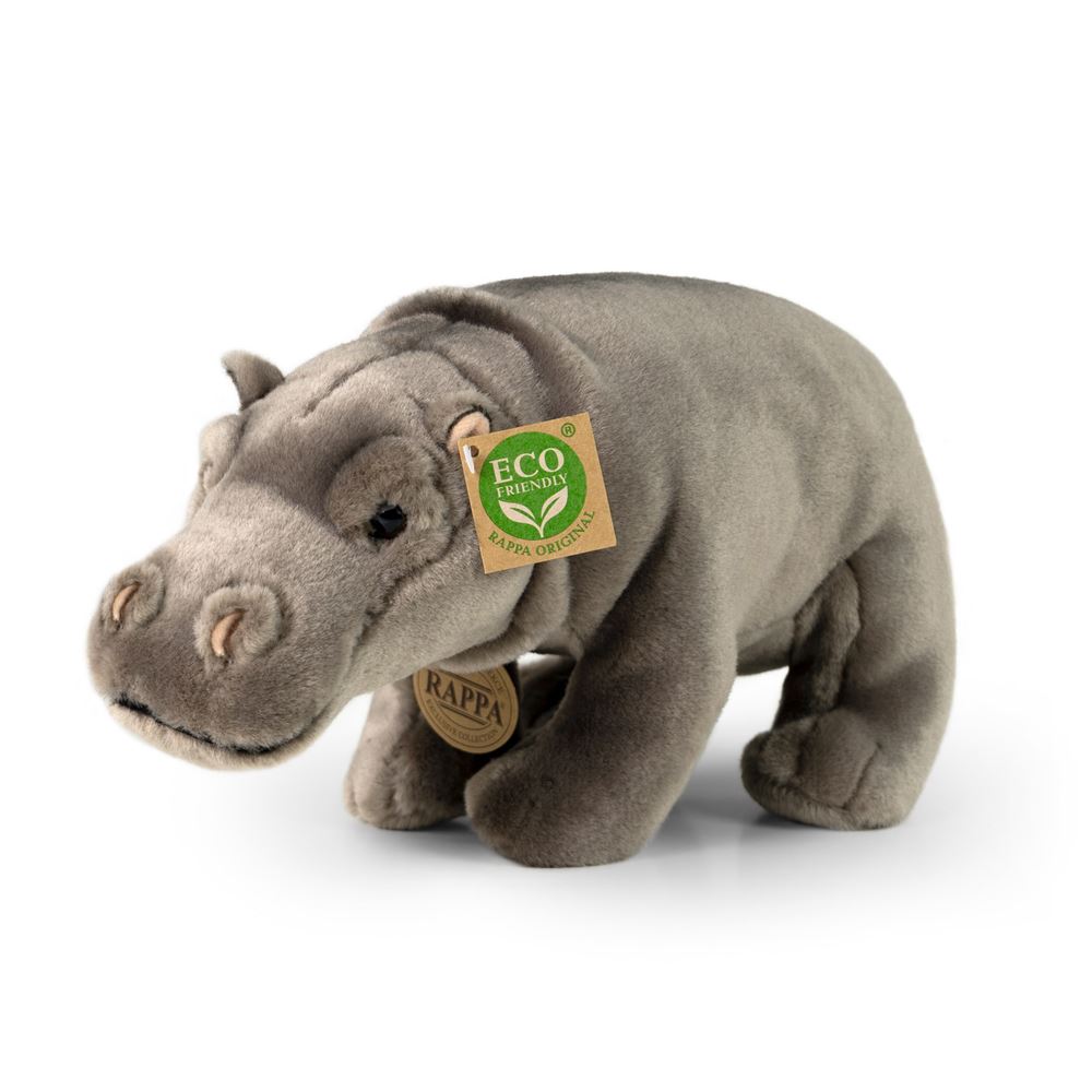 Peluche ippopotamo 30 cm ecologico