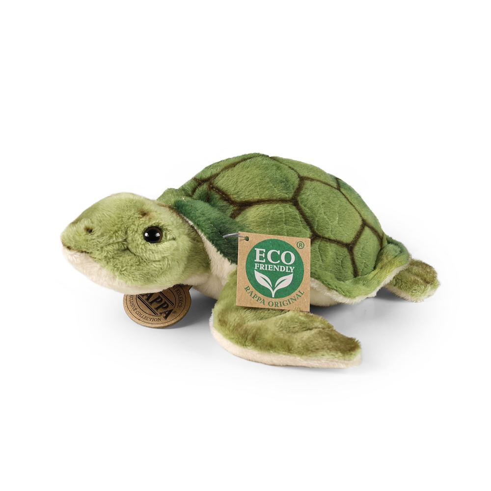 Peluche tartaruga d'acqua 20 cm ecologica
