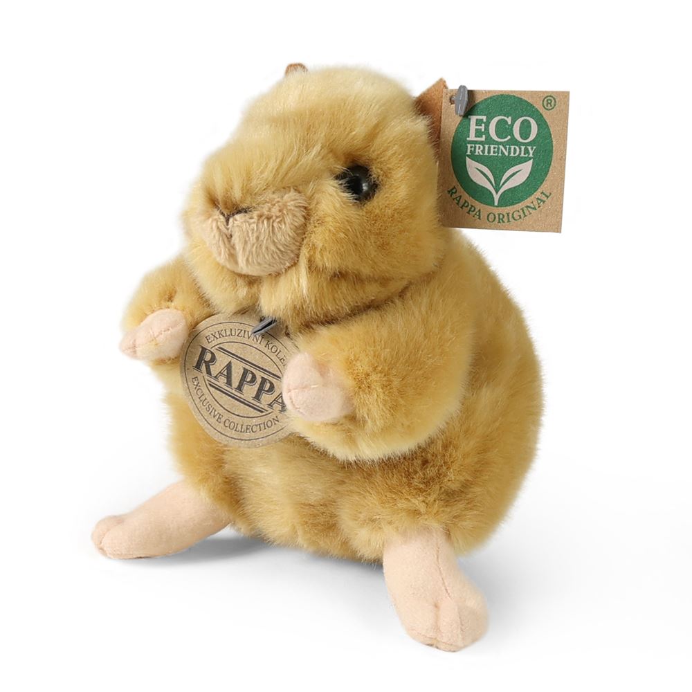 Pluche gouden hamster 16 cm eco-vriendel