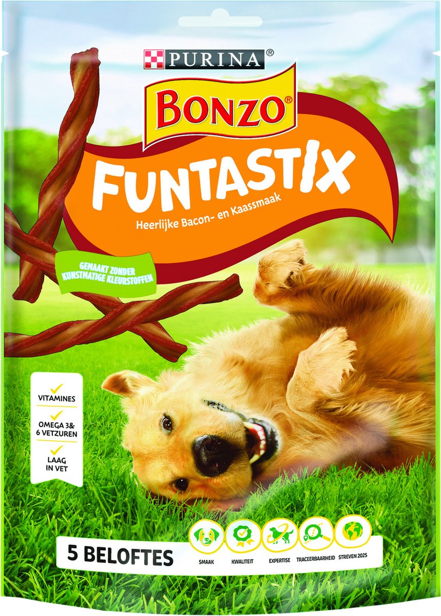 Bonzo funtastix - snack per cani - 179 g