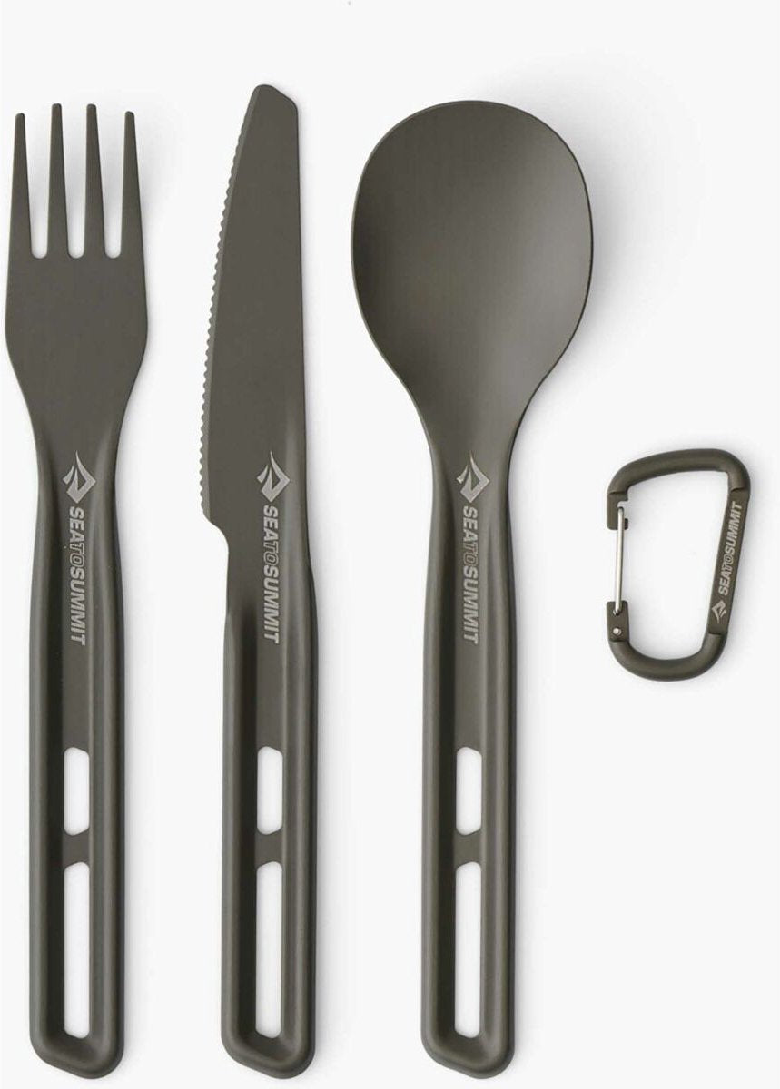 Sea to summit - set posate - frontiera - ultra leggere - 3 pezzi