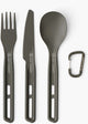 Sea to summit - set posate - frontiera - ultra leggere - 3 pezzi