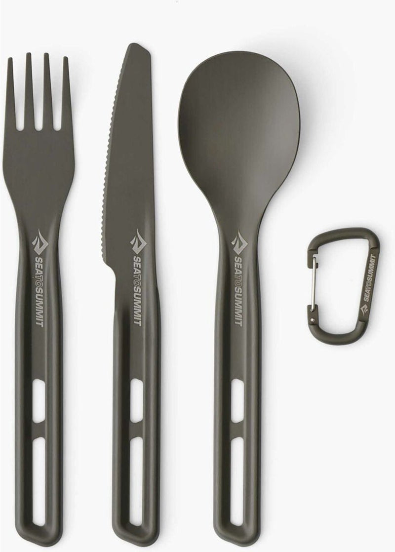 Sea to summit - set posate - frontiera - ultra leggere - 3 pezzi