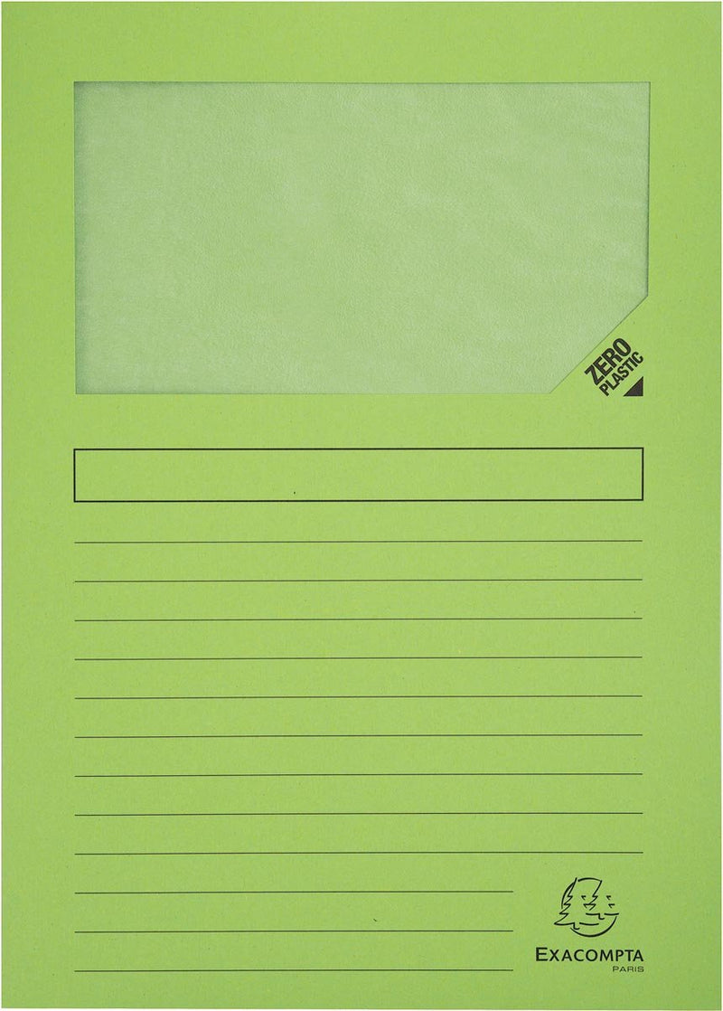 Exacompta l-mapforever, per ft A4, conf. da 25 pezzi, verde chiaro