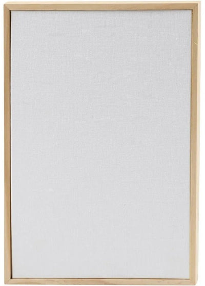 Creativ company canvas panel with frame, size 15.8x23.8 cm, 280 gr, white, 1 piece
