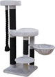 Tiragraffi Ebi nairobi grigio nero 60 x 60 x 154 cm - cat