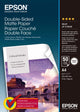 Epson papel mate doble cara c13s041569 papel fotográfico din a4 178 g m² 50 hojas imprimibles a doble cara, mate