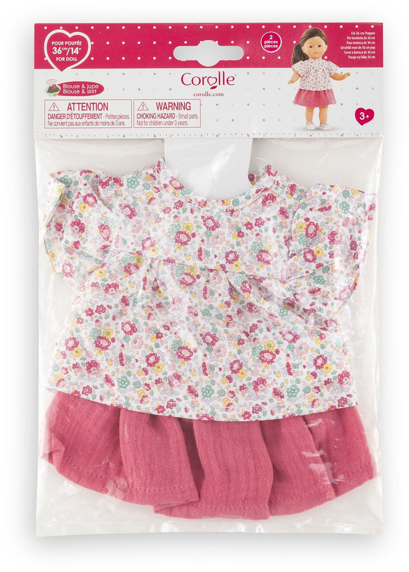 Camicetta e gonna per bambola Corolle ma - 36 cm