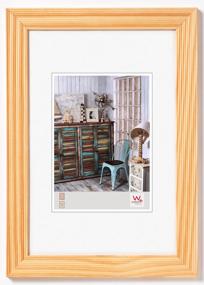Walther grado - cornice in legno - misura foto 24x30 cm - natura