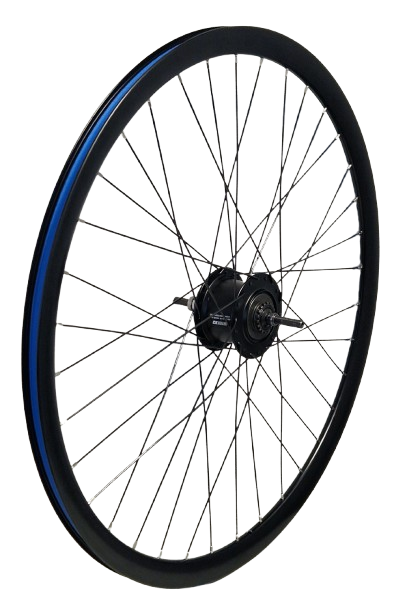 Ruota posteriore kgz kgz 28 pollici (622) bordo e parla nexus nero 7 rb nero