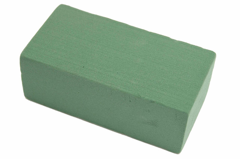 Hbx bloque húmedo de espuma floral natural living 20x10x7,5 cm paquete de 20 piezas