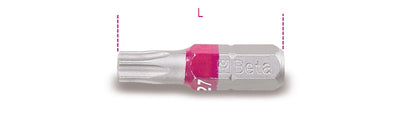 Beta 860RTX 40 bit 1 4 Torx resistente a la manipulación