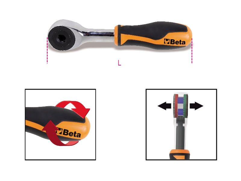 Beta 860 58 rate 1 4 con supporto bit e maniglia rotante