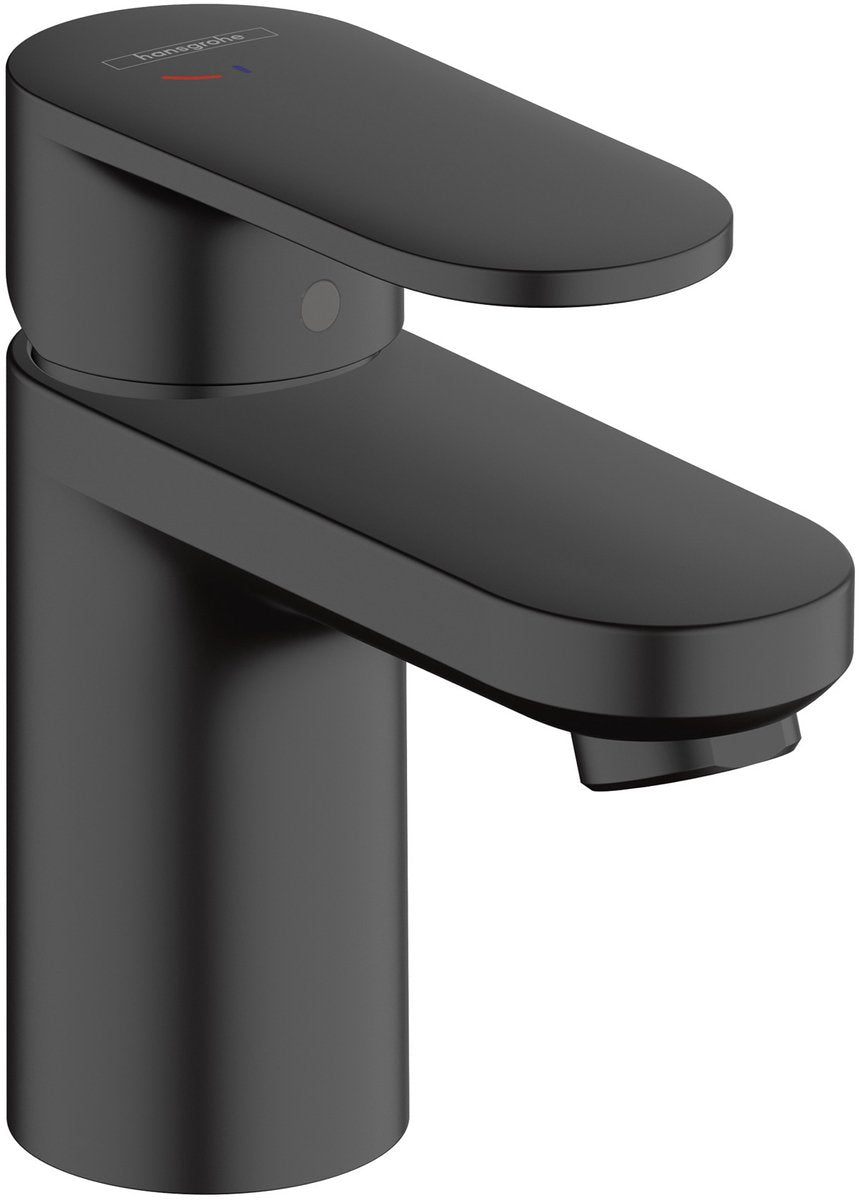 Miscela di vernici Hansgrohe - miscelatore per lavabo - funzionamento monocomando - risparmio energetico cool start - con piletta - dimensione 70 mm - nero opaco
