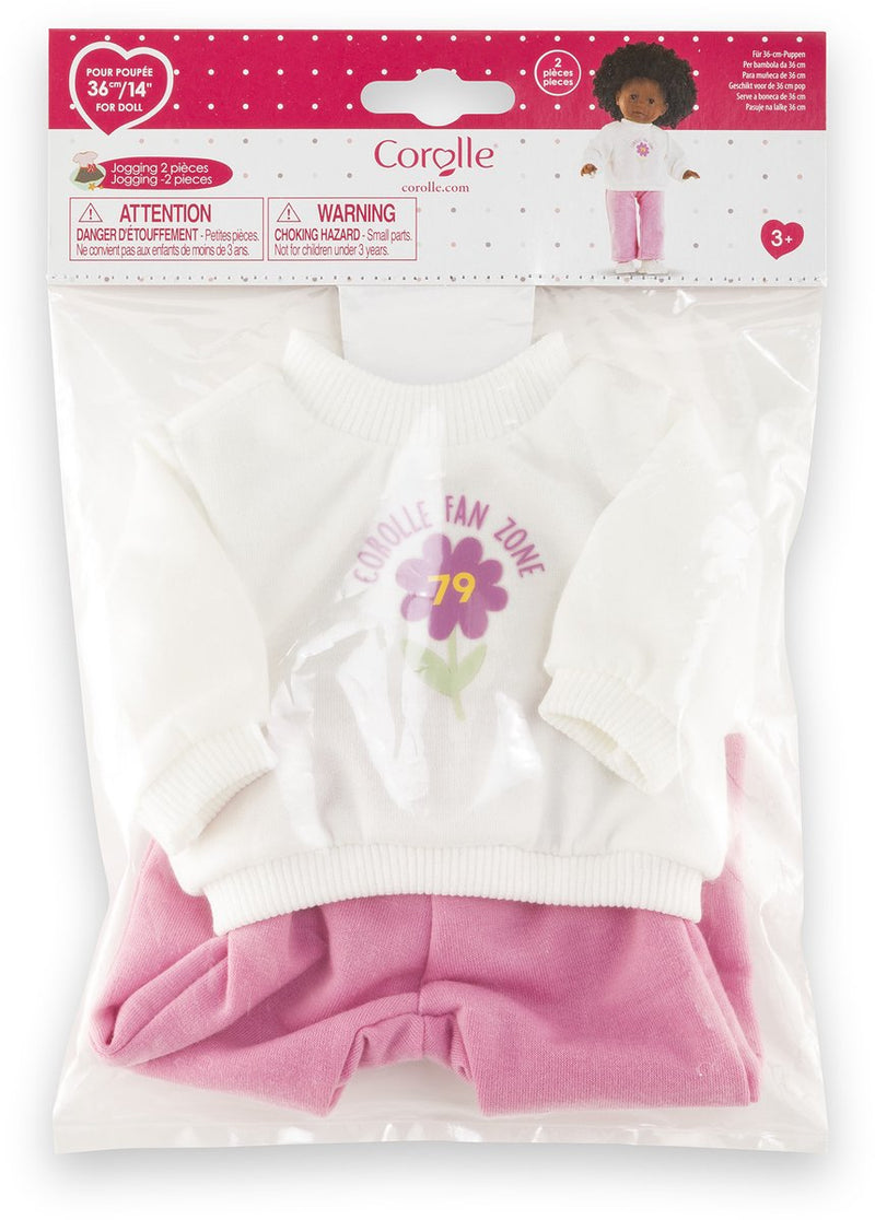 Tuta da jogging per bambole Corolle ma 2 pezzi. -36 cm