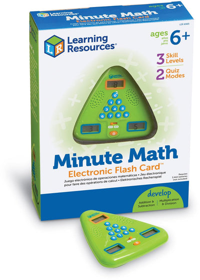 Risorse didattiche flash card elettroniche per la matematica minuto™ - 6+