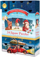 Eurographics - calendario dell'avvento, natale di heffernan [calendario dell'avvento, natale di heffernan] - lucia heffernan - 24×50 pezzi 12,5×12,5 cm (l×a) - puzzle