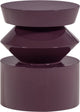 Tavolino Woood Auren - legno - marrone viola lucido