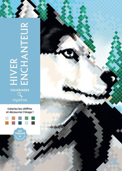 Hachette heroes coloriages mystères hiver enchanteur - hachette - coloring book for adults