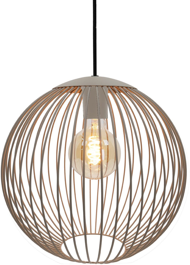 Eglo lindero hanglamp - e27 - ø 32 cm - zandkleur beige