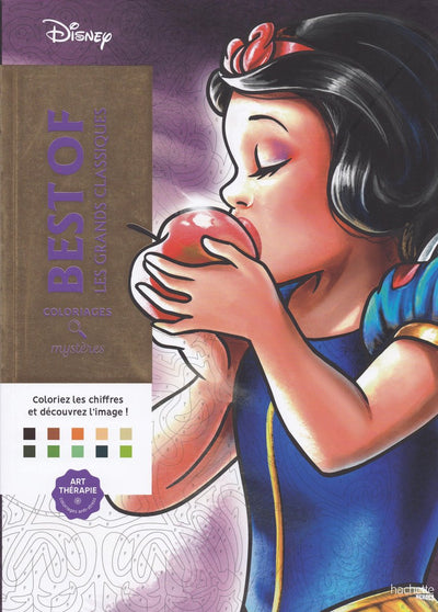 Hachette heroes coloriages mysteres disney best of les grands classiques - coloring book for adults -