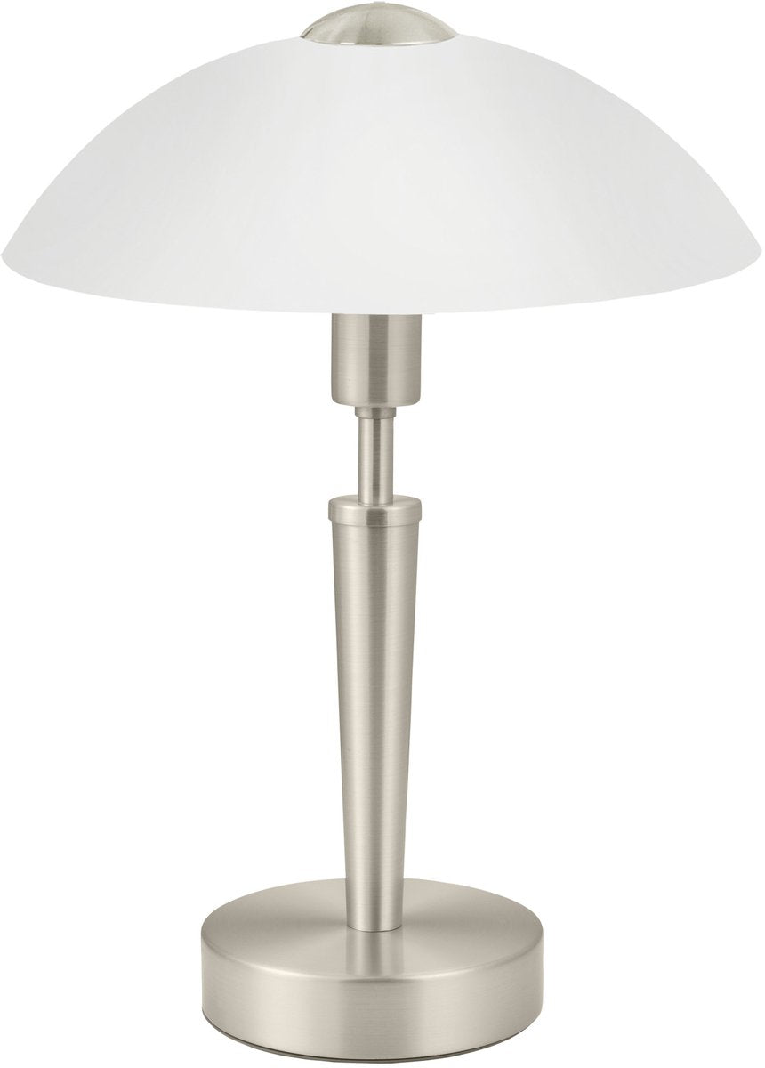 Eglo solo 1 tafellamp - e14 - 26 cm - grijs wit - dimbaar