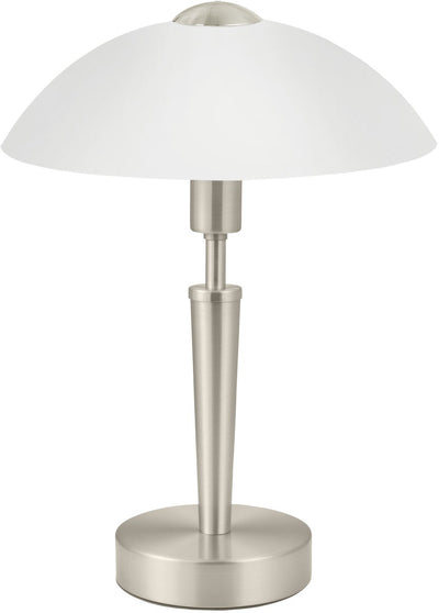 Eglo solo 1 tafellamp - e14 - 26 cm - grijs wit - dimbaar