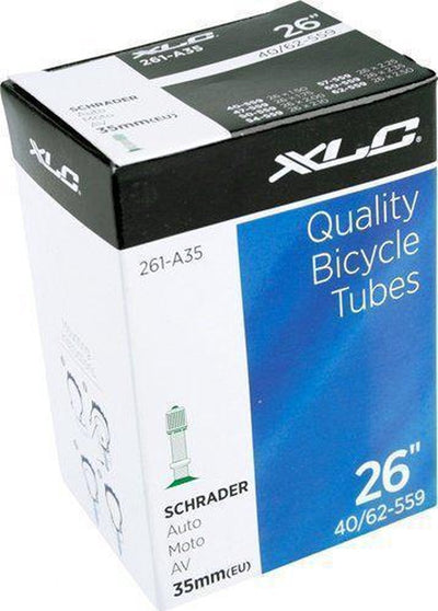 Xlc vt-a26 binnenband - binnenband 26 inch - 40 62-559 - auto ventiel - geschikt voor mountainbikes (mtb)