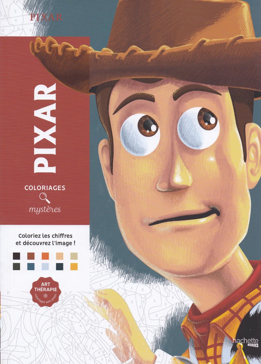 Hachette Heroes Coloriages Mystères Pixar 1 - Hachette - libro da colorare per adulti