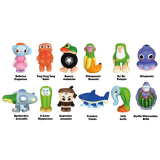 Brainrot squeeze figure 11 cm squish 12 assortiti | 8 pezzi