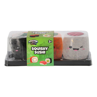 Amazing cool sushi squeeze set 3 delig | 4 stuks