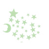 Orange Elephant Glow in the Dark Stars and Moon