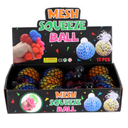 Agitazione a sfere a palla arcobaleno mesh 6 cm - afbeelding 1