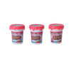 Incredibile slime fresco 3 pezzi assortiti viola, verde, rosa | 4 pezzi