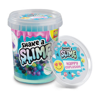 Ses creative shake a slime - esplosione felice - slime - senza glutine - facilmente lavabile - per bambini dai 5 anni - 200g