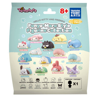 Figuras estilo Sanrio funyu-maru surtidas | 24 piezas
