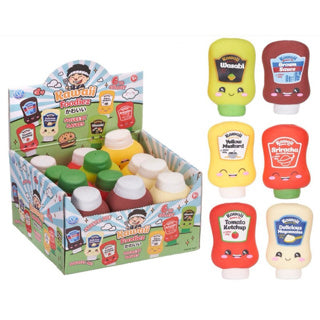 Salse squishy kawaii foodies 10 cm 6 asst | 12 pezzi