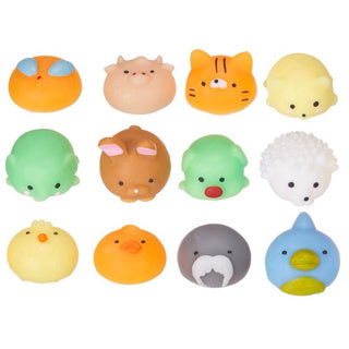 Kawaii cuties squishy mochi animali 12 asst | 36 pezzi