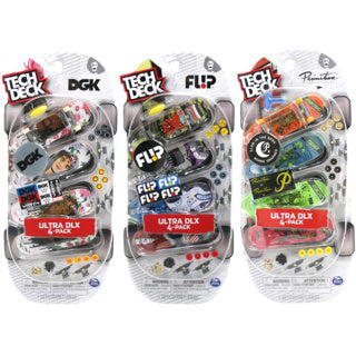 Spinmaster tech deck ultra dlx 4pack assorti