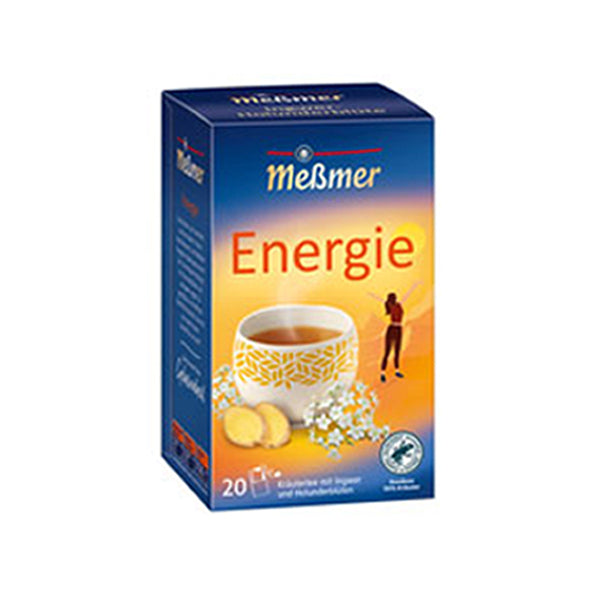 Messmer energie ingwer holunderblute 20 x 2 gr (5 pezzi)