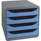 Ladenkastje exocompta big-box polystyreen 4 lades