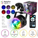 Partyfun luci disco caleidoscopio LED multicolore - afbeelding 2